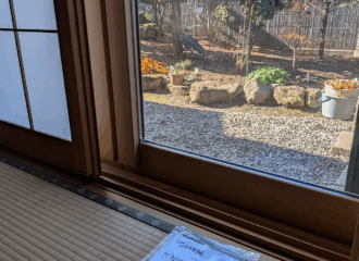 塩尻市K様宅：サッシ工事